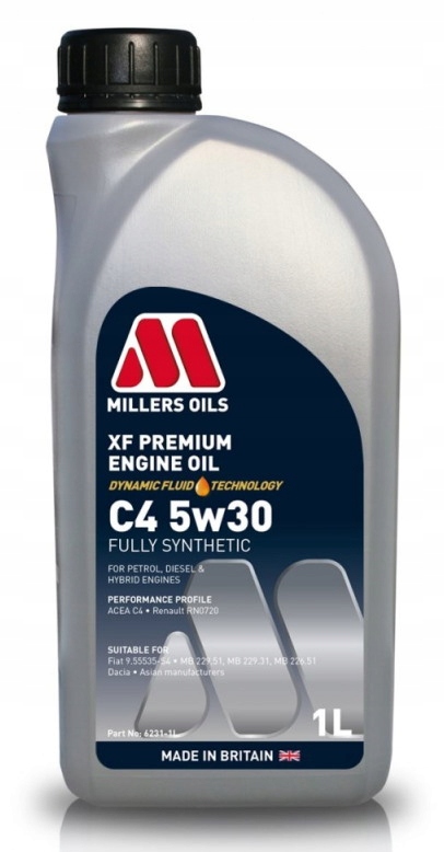 

Millers Oils Xf Premium C4 5W30 1L Longlife RN0720