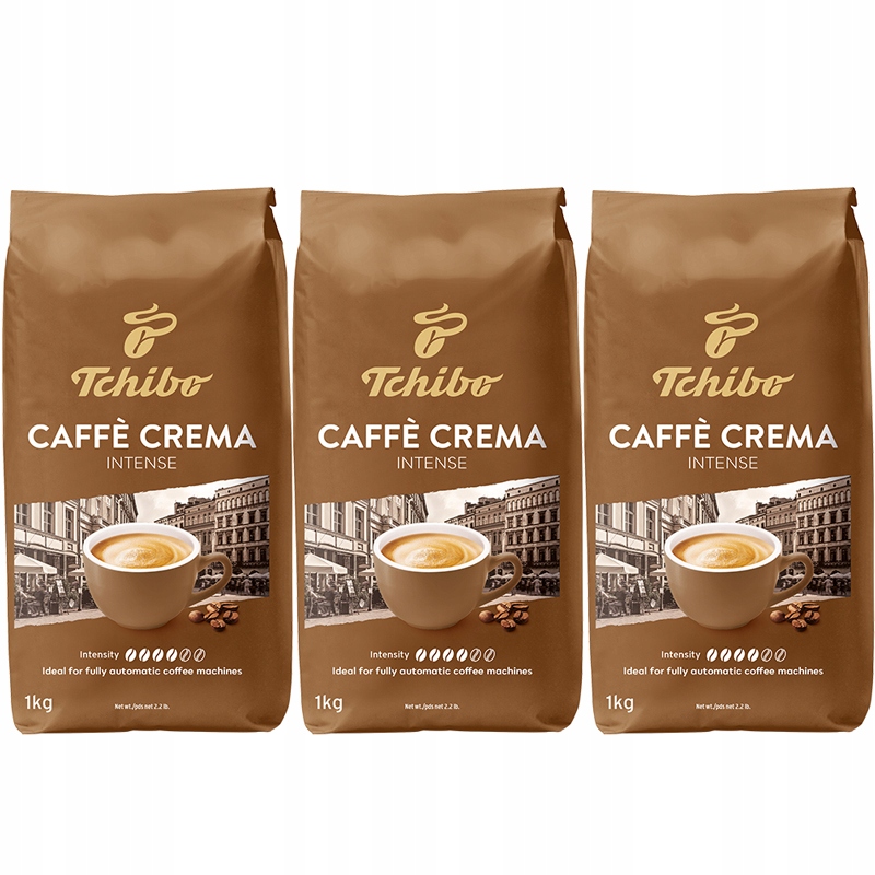 Tchibo Crema Intense 3x1kg Zestaw kawa ziarnista