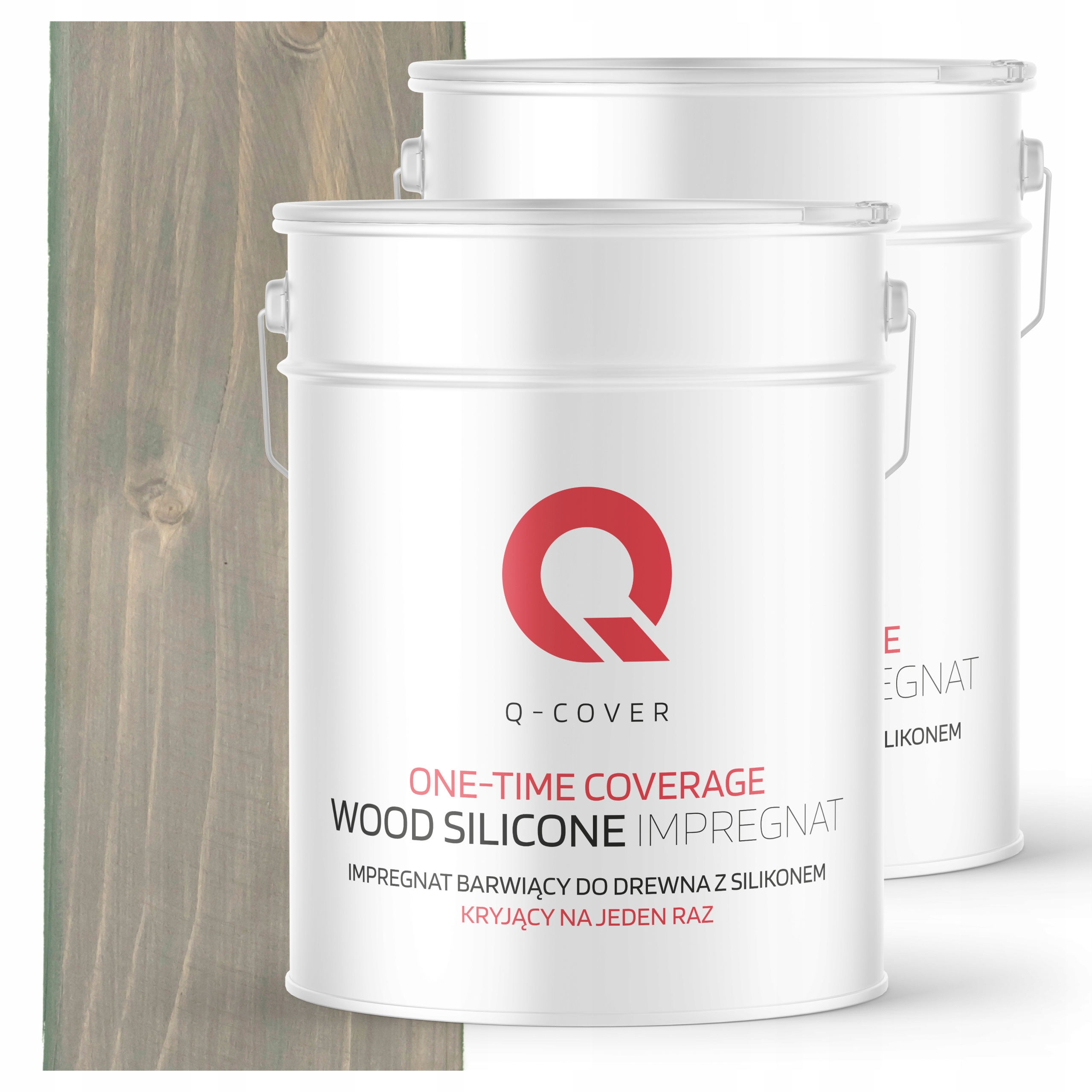 Impregnácia Na Drevo Extra Farba S Ochranným Silikónom Naraz Šedá Tmavá 10 L