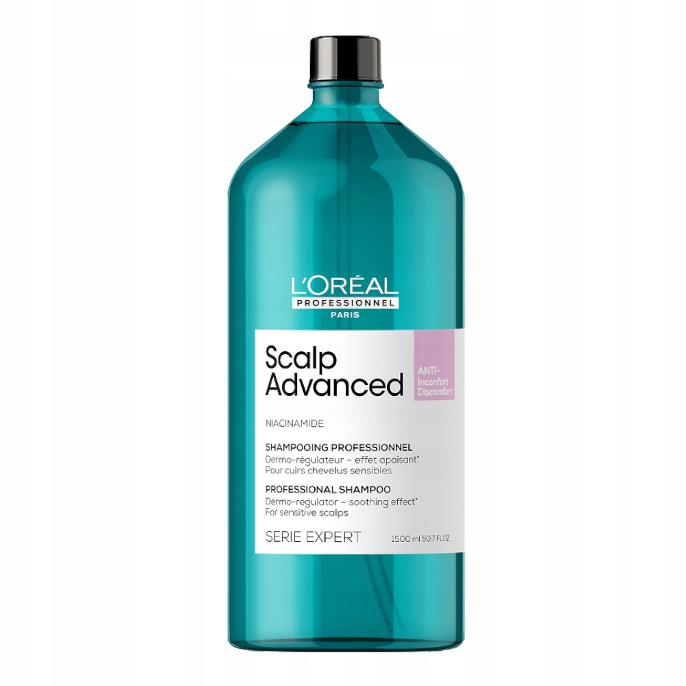 Loreal Scalp Advanced Šampon pro citlivou pokožku hlavy 1,5 l