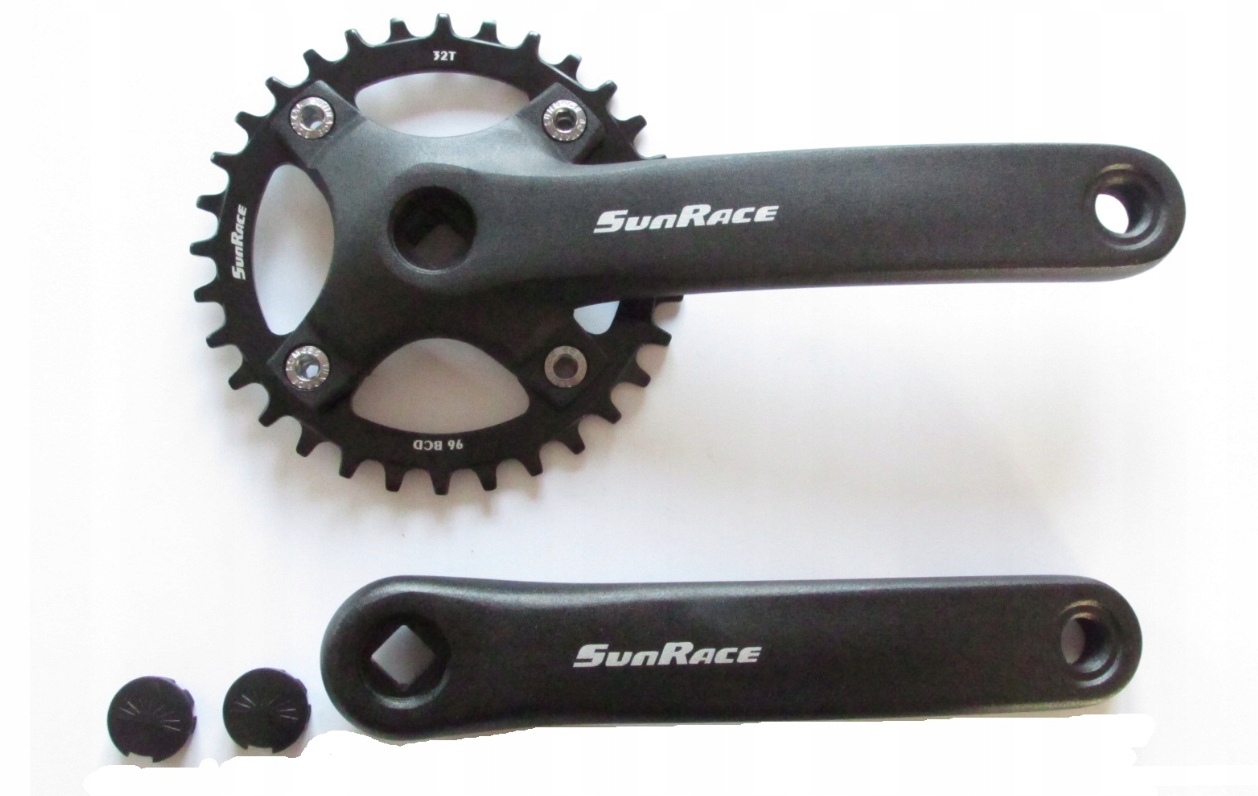 Korba SunRace FCM800 32T długość 160 mechanizm korbowy