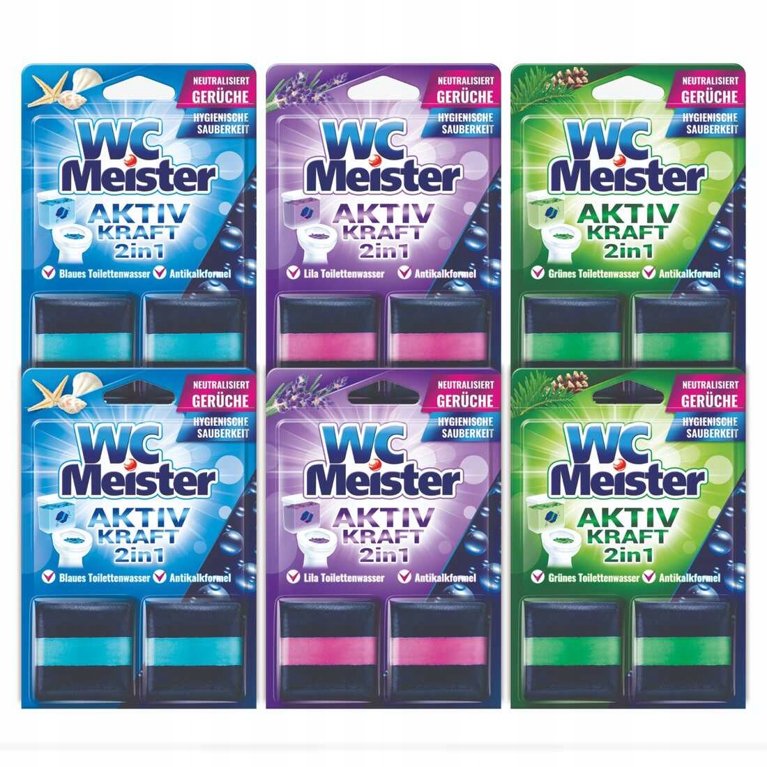 

Wc Meister zestaw kostki barwiące do spłuczki 6 op