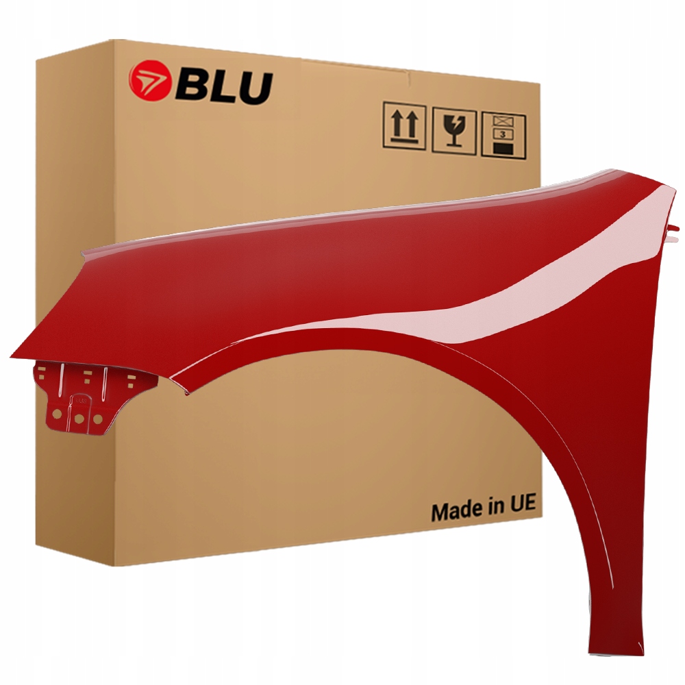 Blu Blatník Vw Golf V 5 LA3X levý červený 03-09 přední hatchback pozink