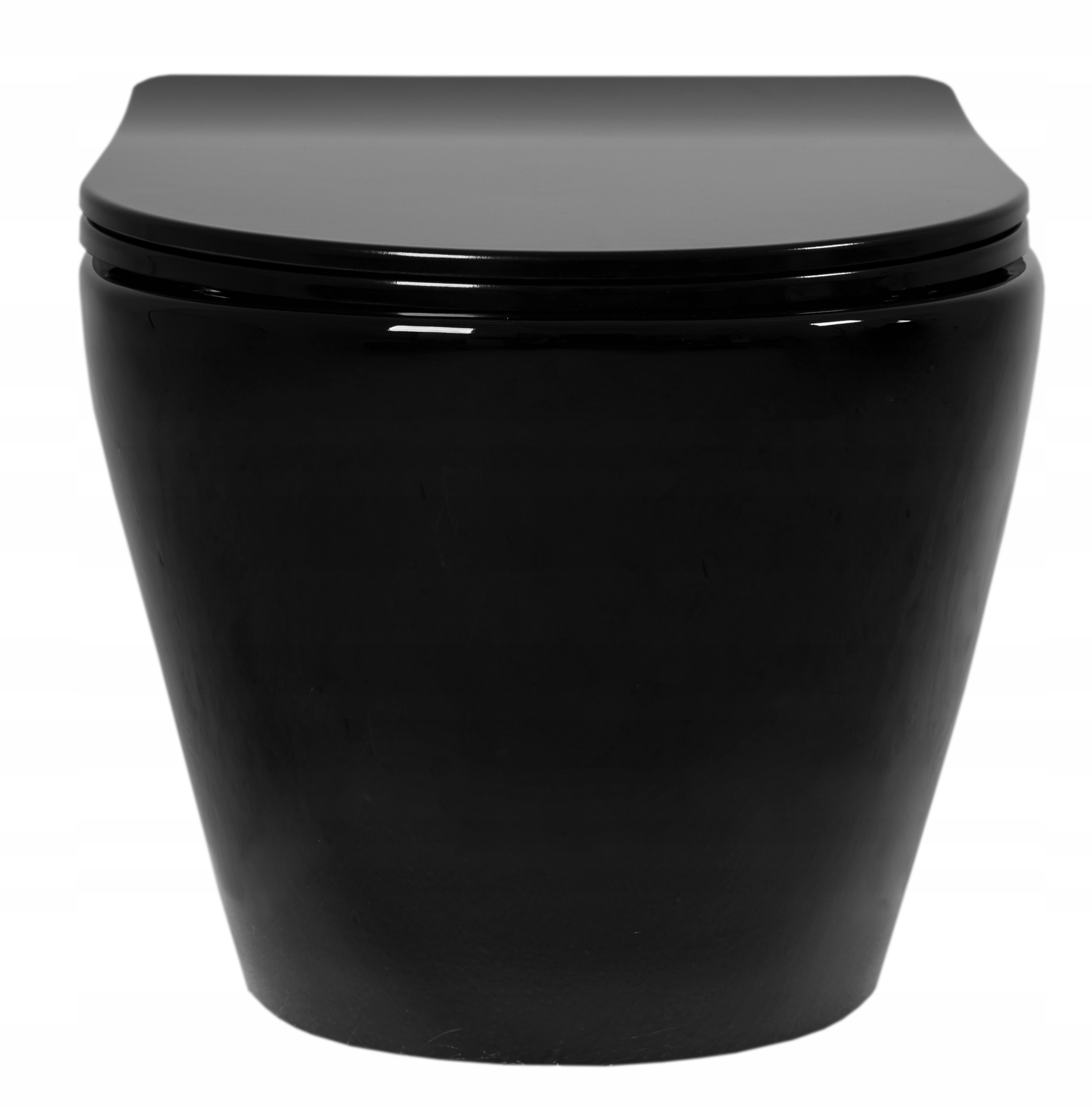MISKA WC CZARNA WISZĄCA REA CARLO MINI RIMLESS FLAT BLACK SLIM PODWIESZANA Kod producenta REA-C8936