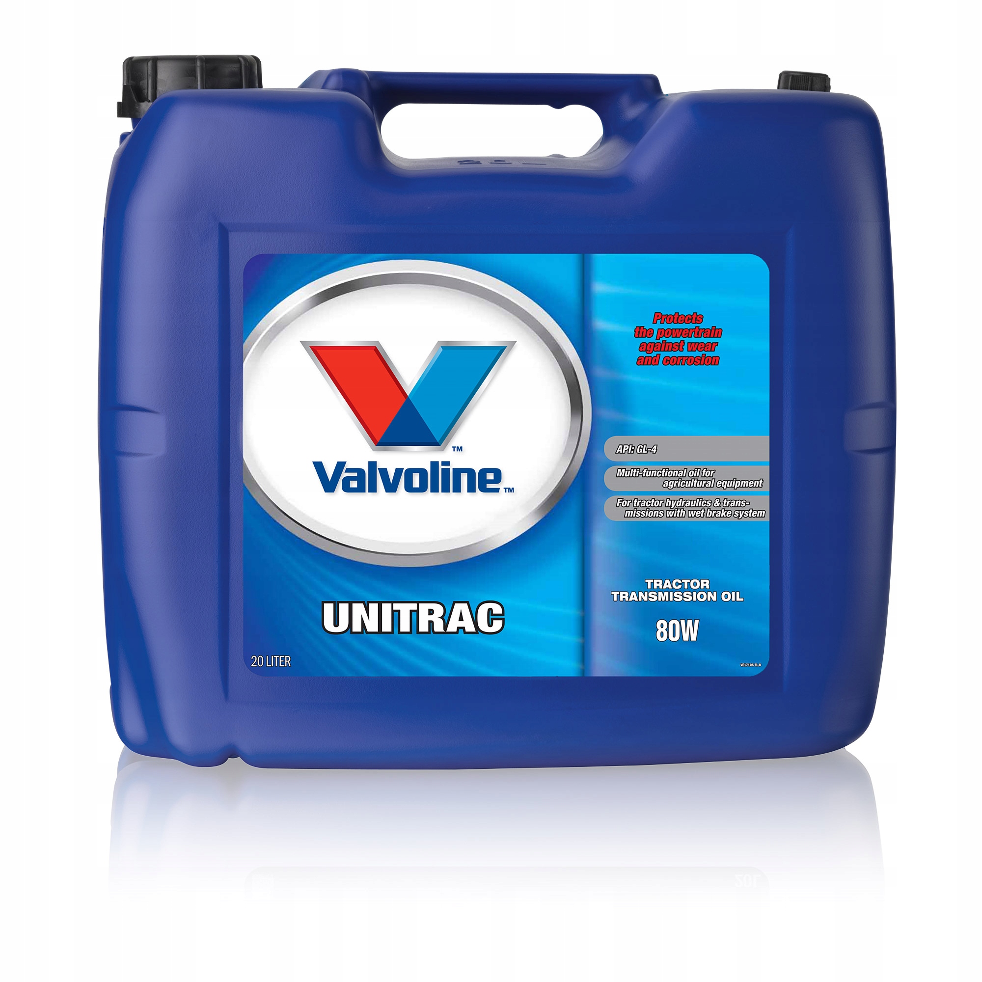 Oleje do manuálnych prevodoviek Valvoline Val Unitrac 80W 20L