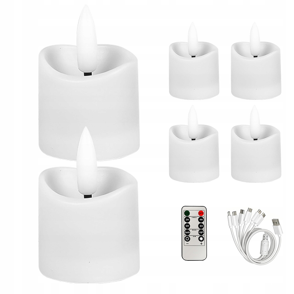 Nabíjecí Led Svíčky S Dlouhou Dobou Provozu Více Než 100 Hodin