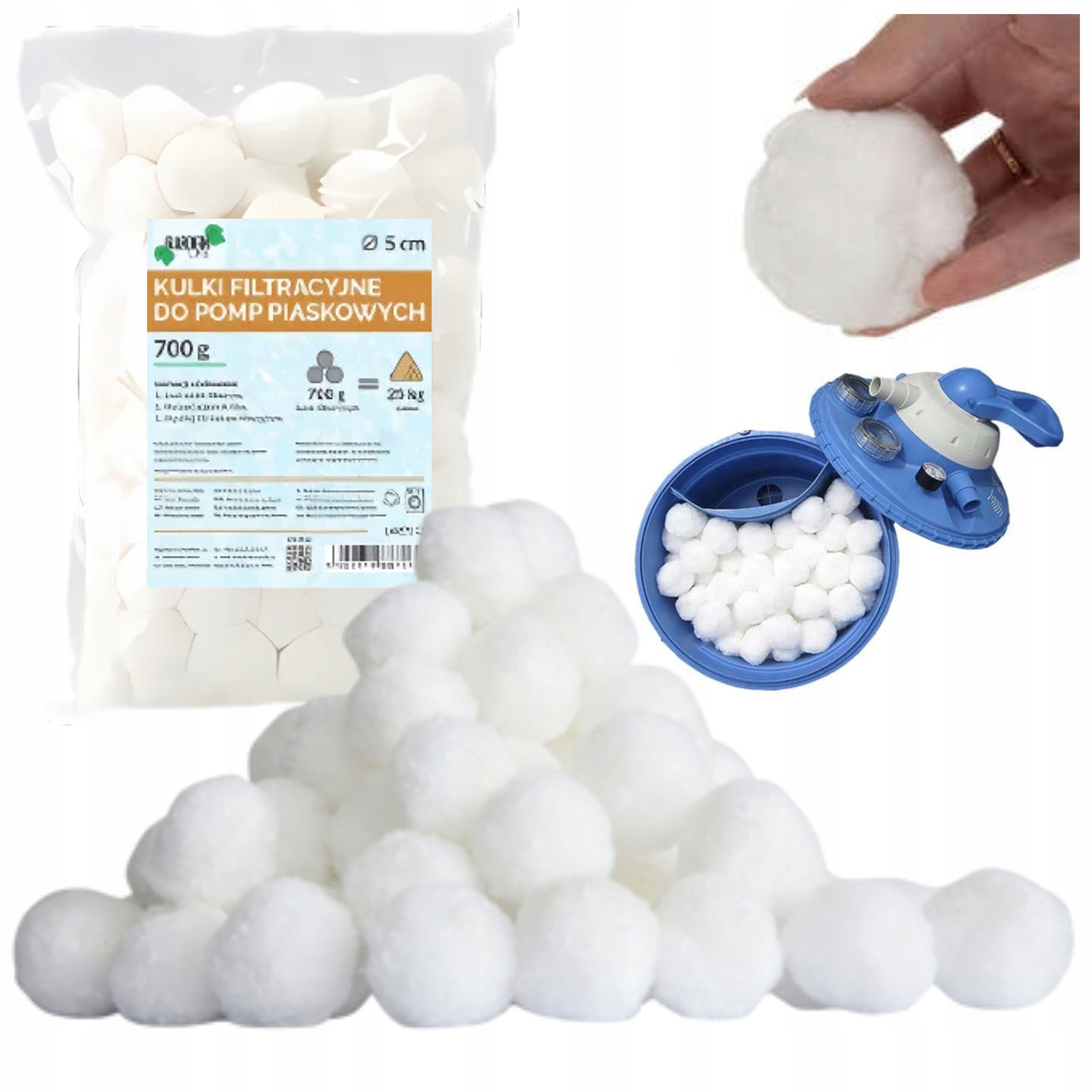 Filtrační Kuličky, Náplň Do Pískového Bazénového Čerpadla 700 G, Aktivní Uhlí