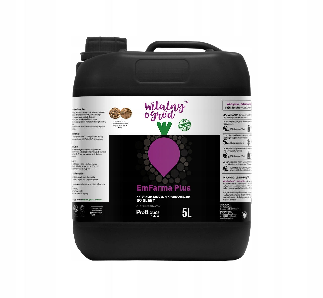 ProBiotics EmFarma Plus 5L Naturalny nawóz do gleby