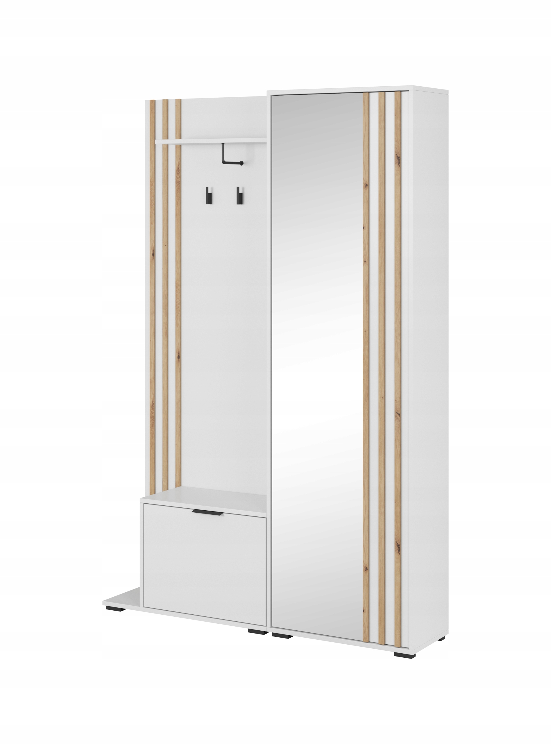 GARDEROBA BEZ PODUSZKI NELLY BIAŁA