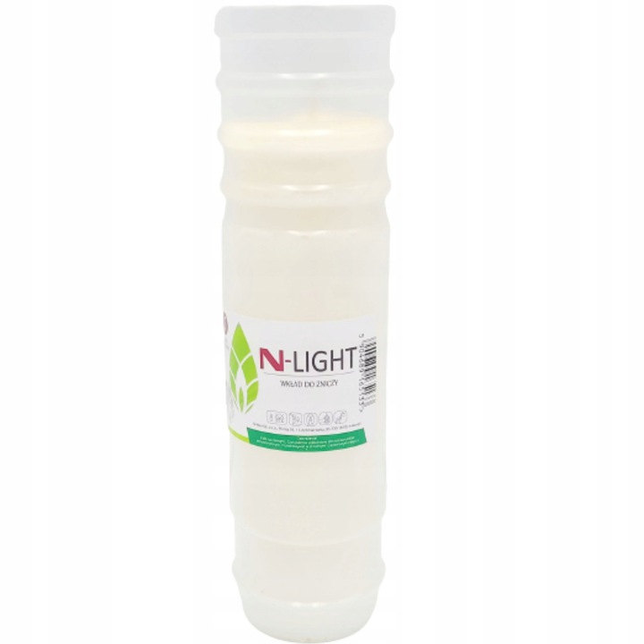 

1x Wkład do zniczy parafinowy N-light 18 cm 5 Dni