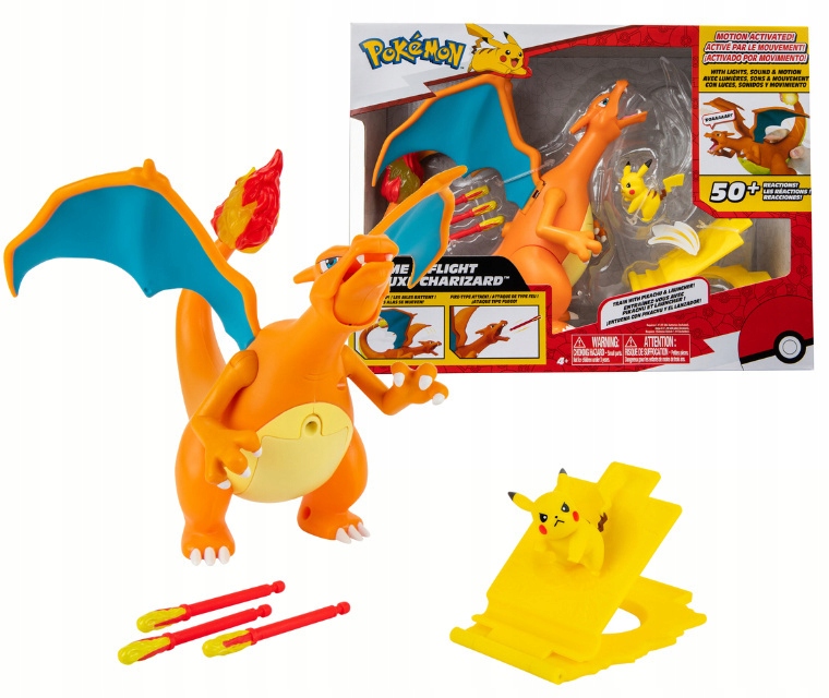 Pokemon Figurka Charizard Deluxe Sada Pikachu
