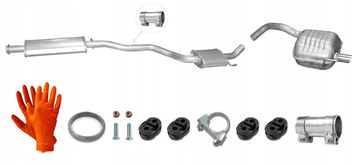 Alfa Romeo 147 1.6 2.0 Twin Spark (2000-2010) Tlumič Koncový