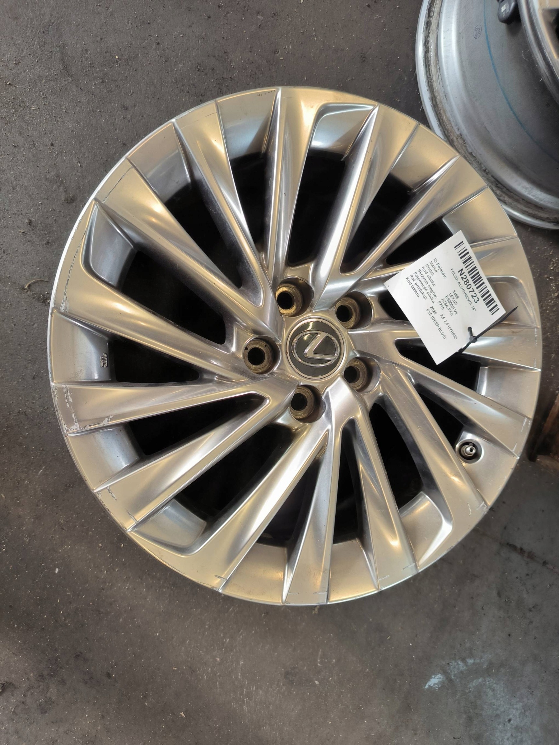 disk hliníkový 18'' 5X114.3 LEXUS ES300H VII