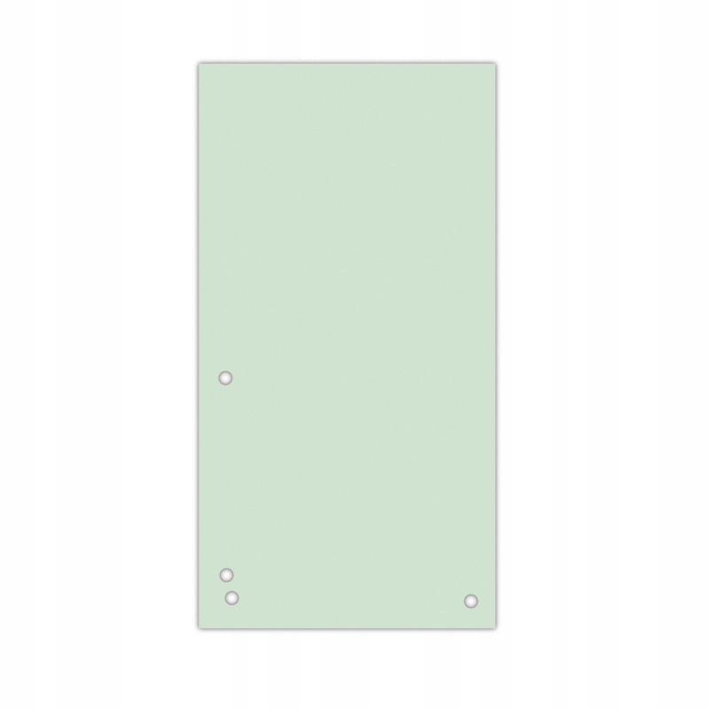 

Przekładki karton 1/3 A4 235x105mm 100szt zielone