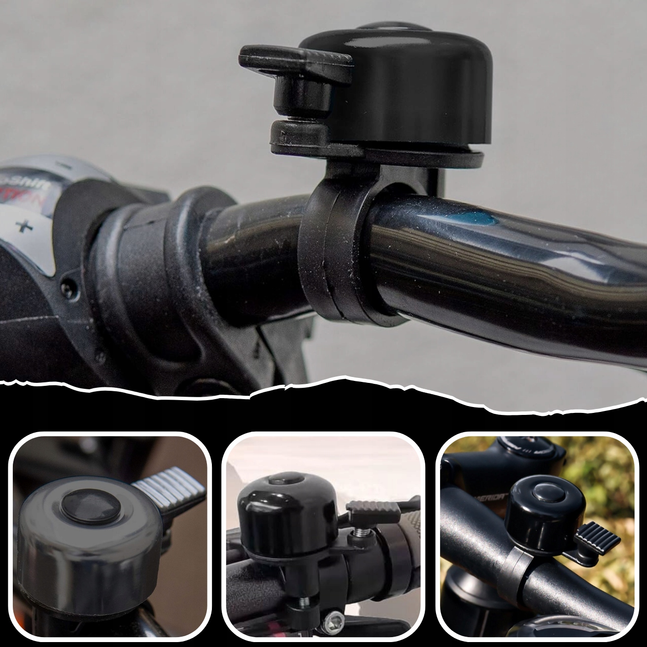 DZWONEK ROWEROWY METALOWY MANUALNY GŁOŚNY NA ROWER ROWEREK HULAJNOGĘ Kod producenta 6001883