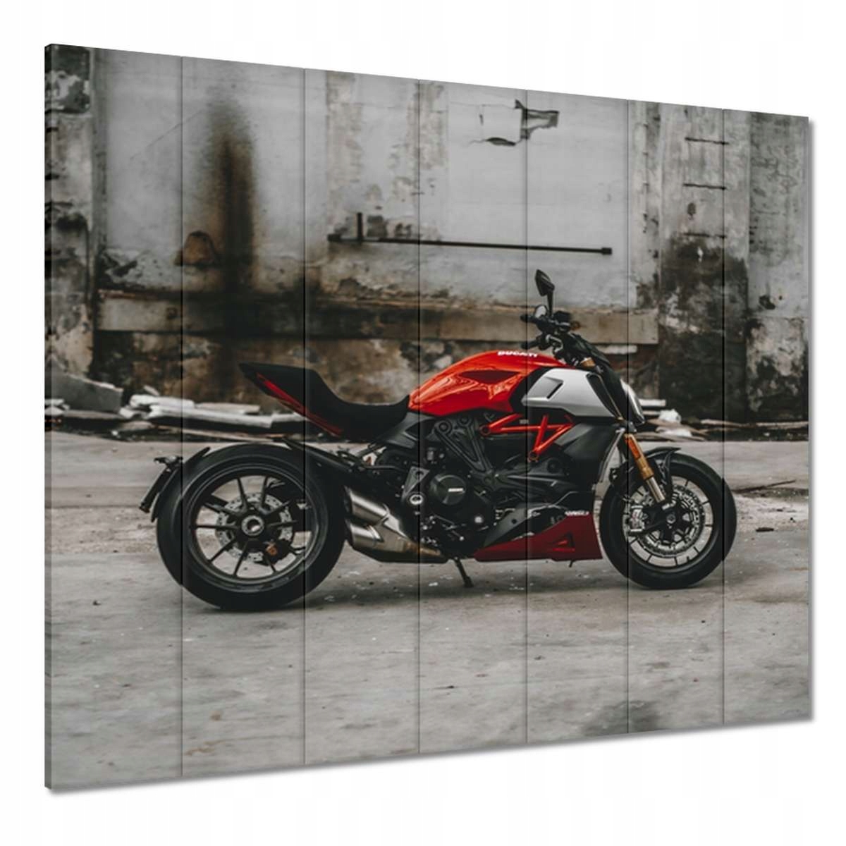 Obrazy 210x195 Czerwone Ducati Motocykl