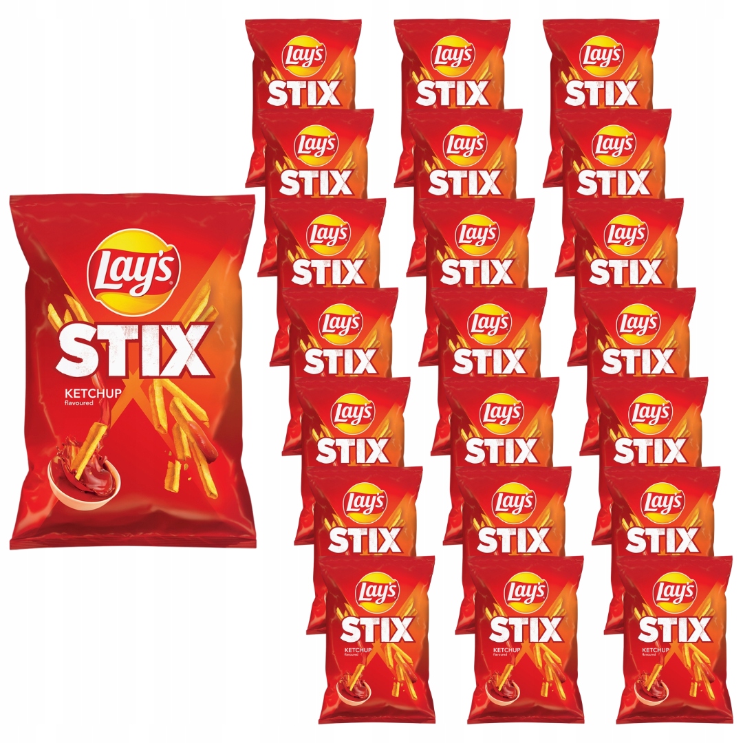 Lay's Stix Lays Chipsy o smaku ketchupowym 22x 130 g