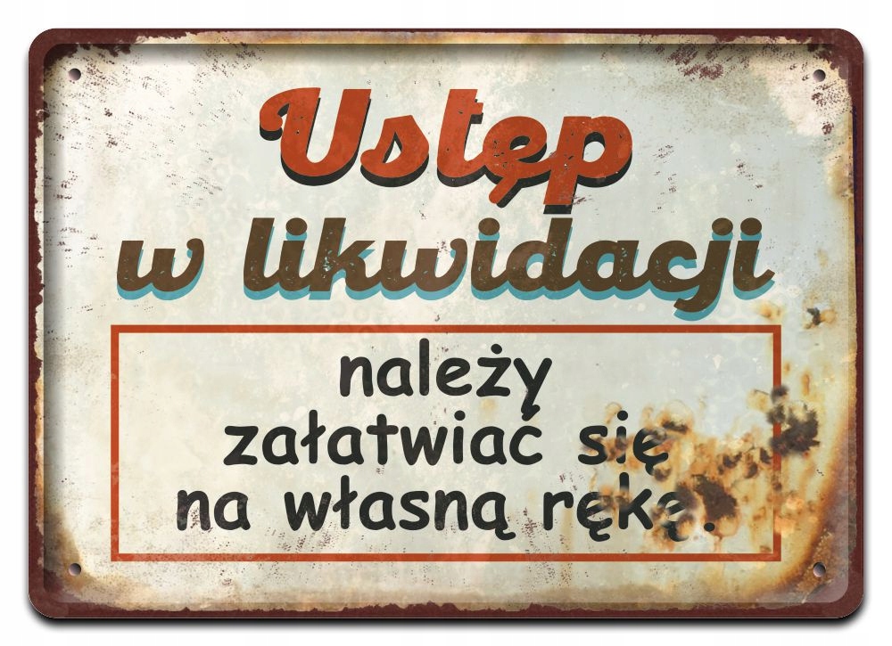 

Prl Plakat Metalowy Szyld Obrazek Retro #12704