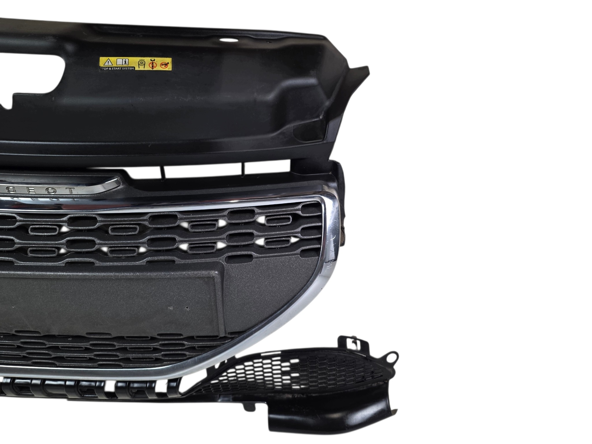 PEUGEOT 208 2012 grille complete CHROM ORG. 9672794377