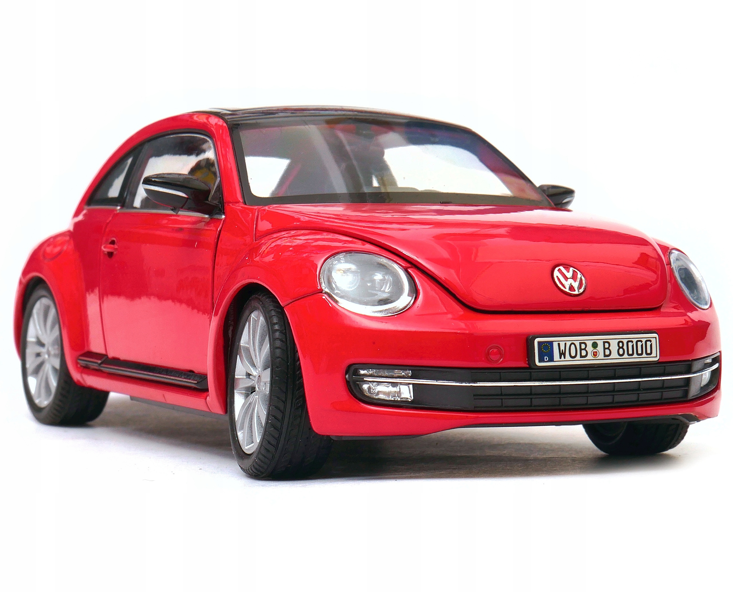 Volkswagen The Beetle v měřítku 1:24 Welly červený