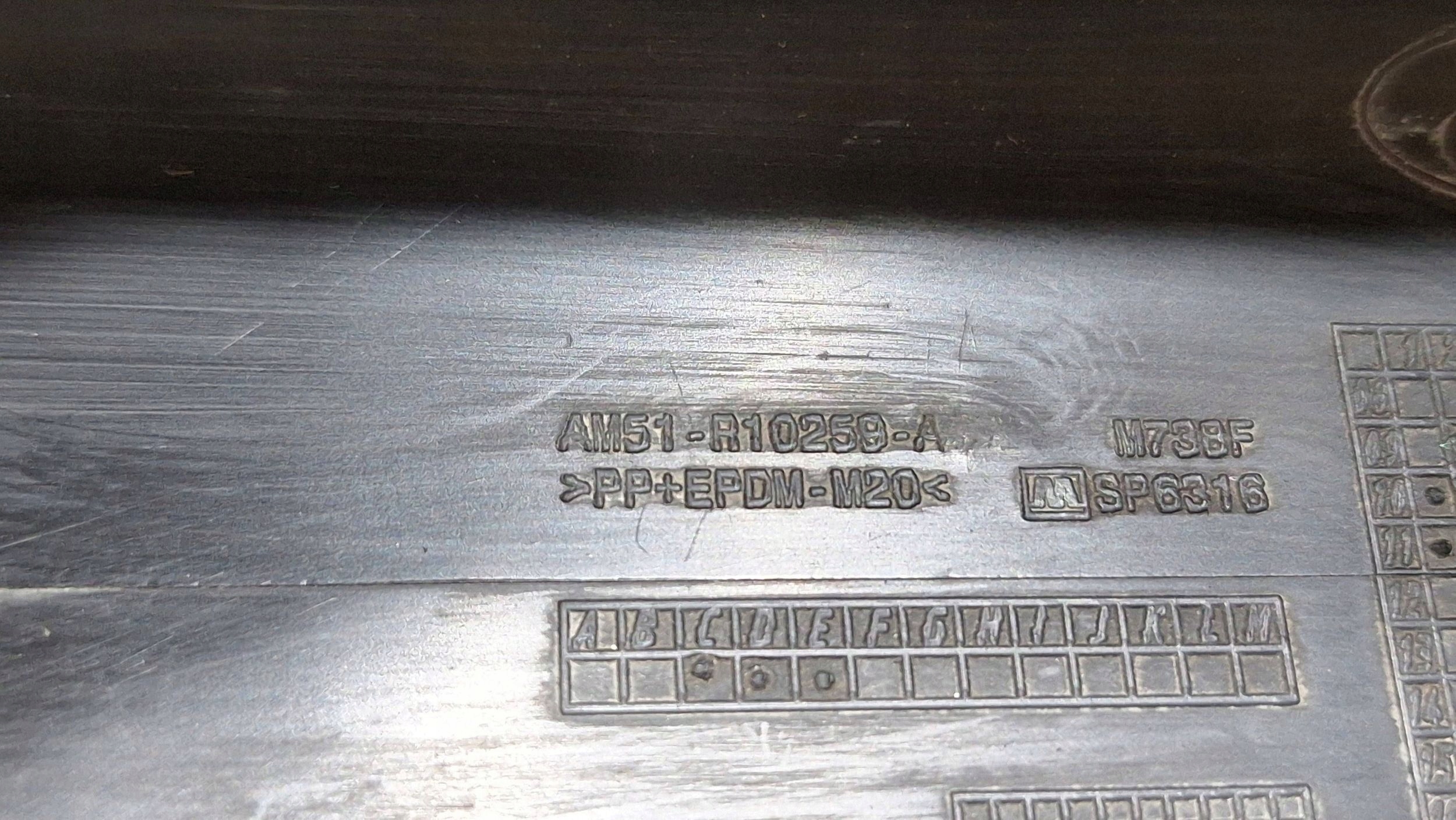 cap threshold moulding threshold left FORD C-MAX MK2 10- AM51-R10259-A
