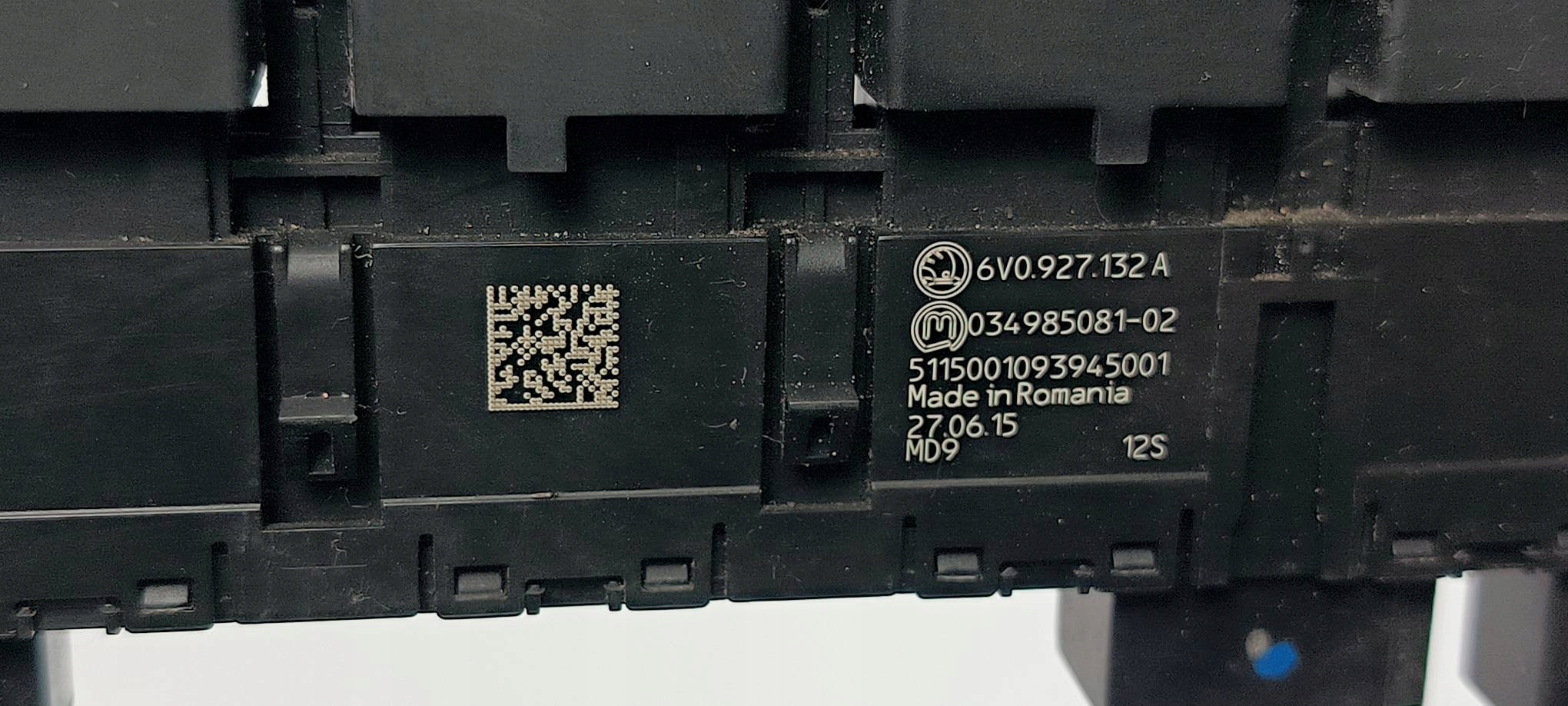 button 6V0927132A SKODA FABIA III