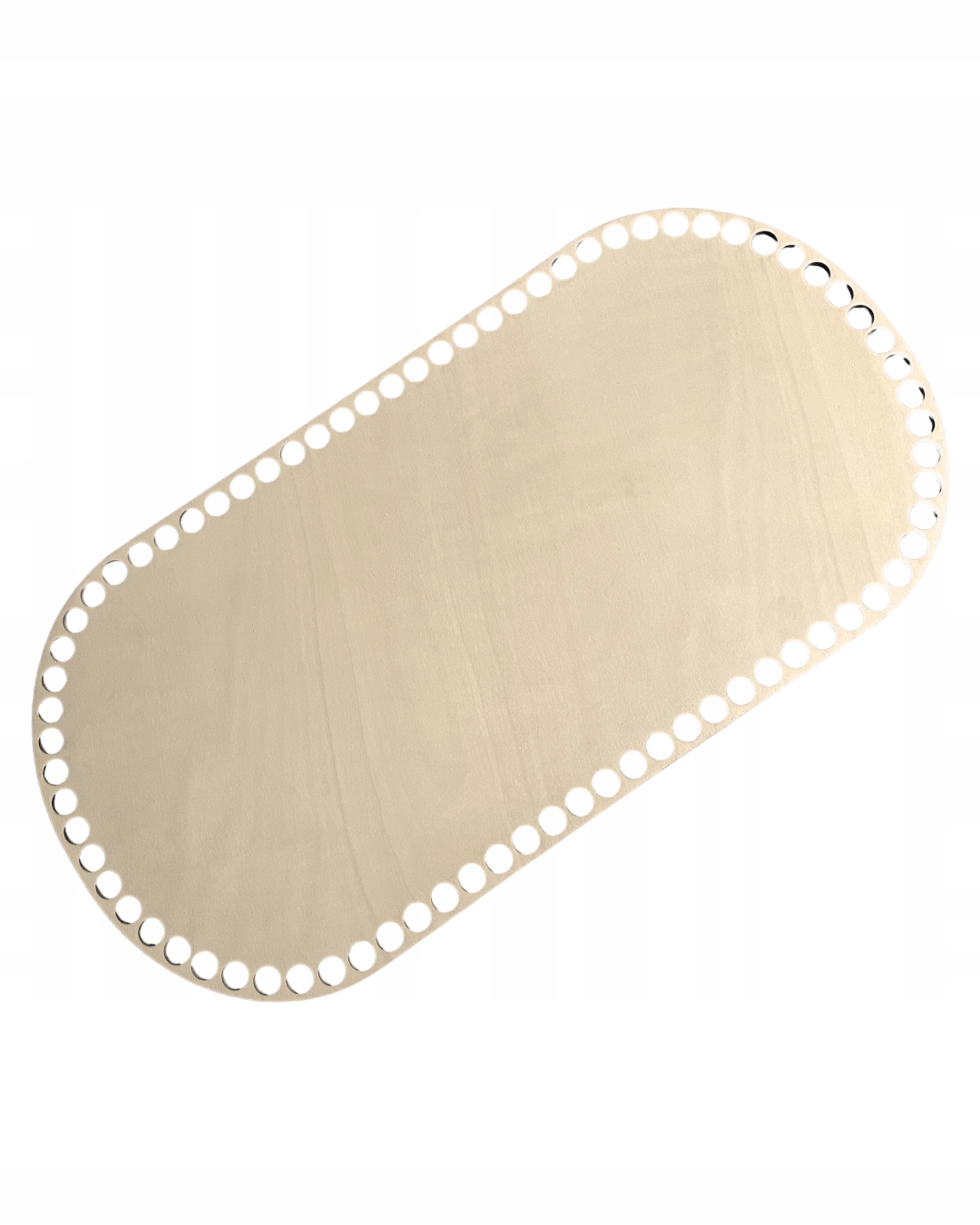 Dno koše Mojžíšova topolová překližka 6 mm 70 x 36 cm otvory 18 mm