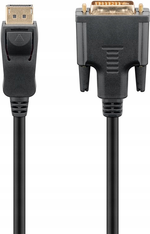 

Kabel przewód DisplayPort DVI-D 1.2 pozłacany 1m
