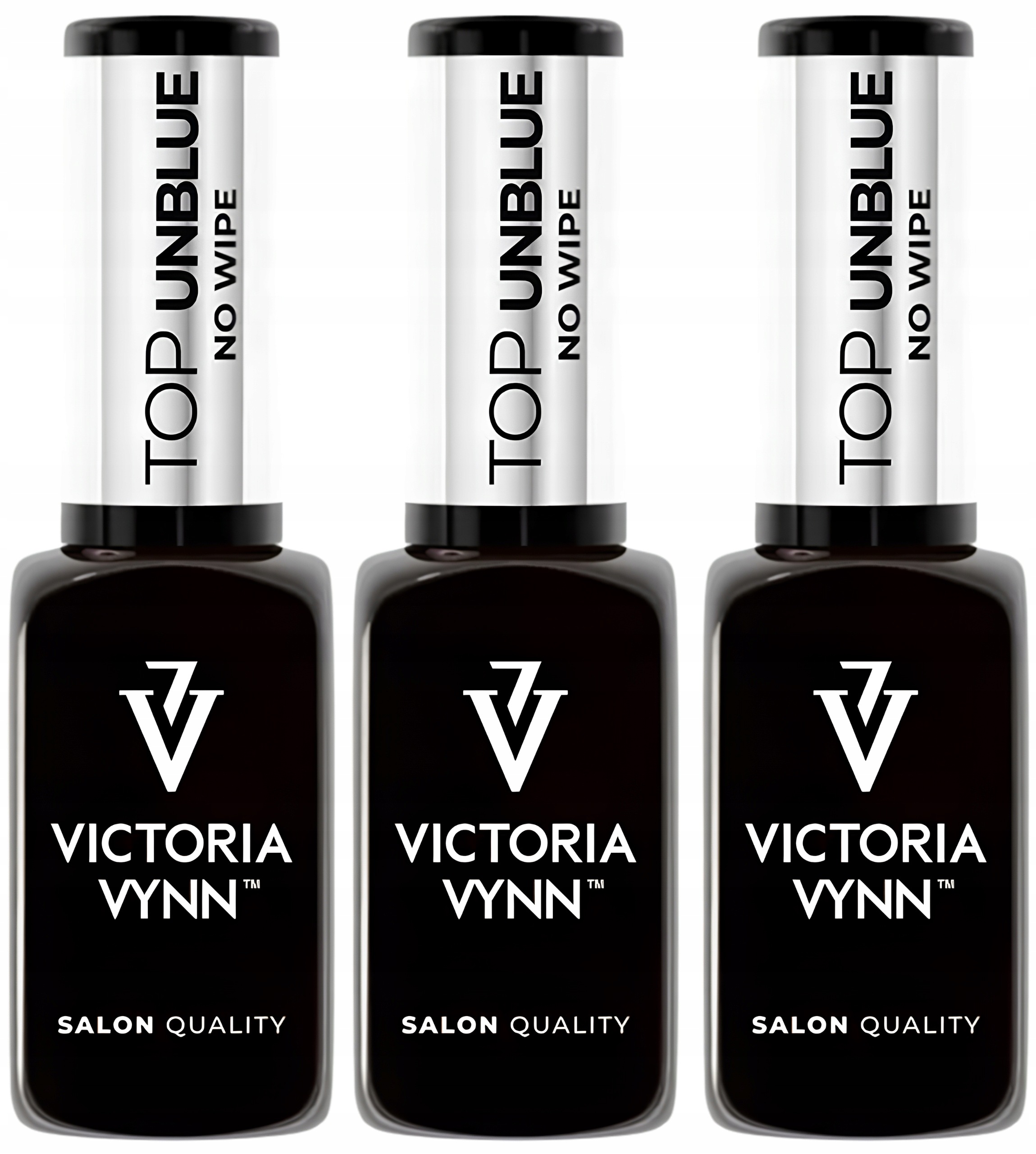 3 x Victoria Vynn Gel Polish Top Unblue No Wipe, 8 ML