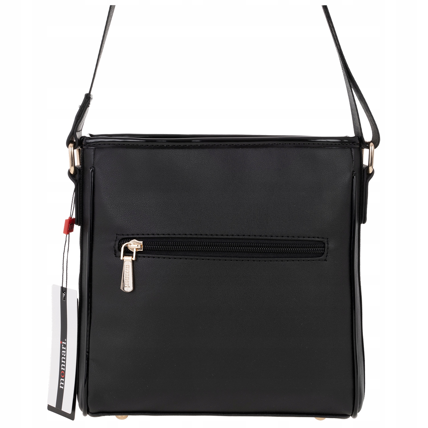 MONNARI TOREBKA DAMSKA LISTONOSZKA PIKOWANA CZARNA Marka Monnari
