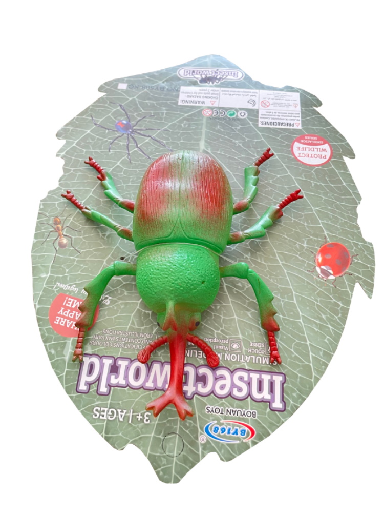 

Żuk zielony owad insekt figurka zabawka duży real