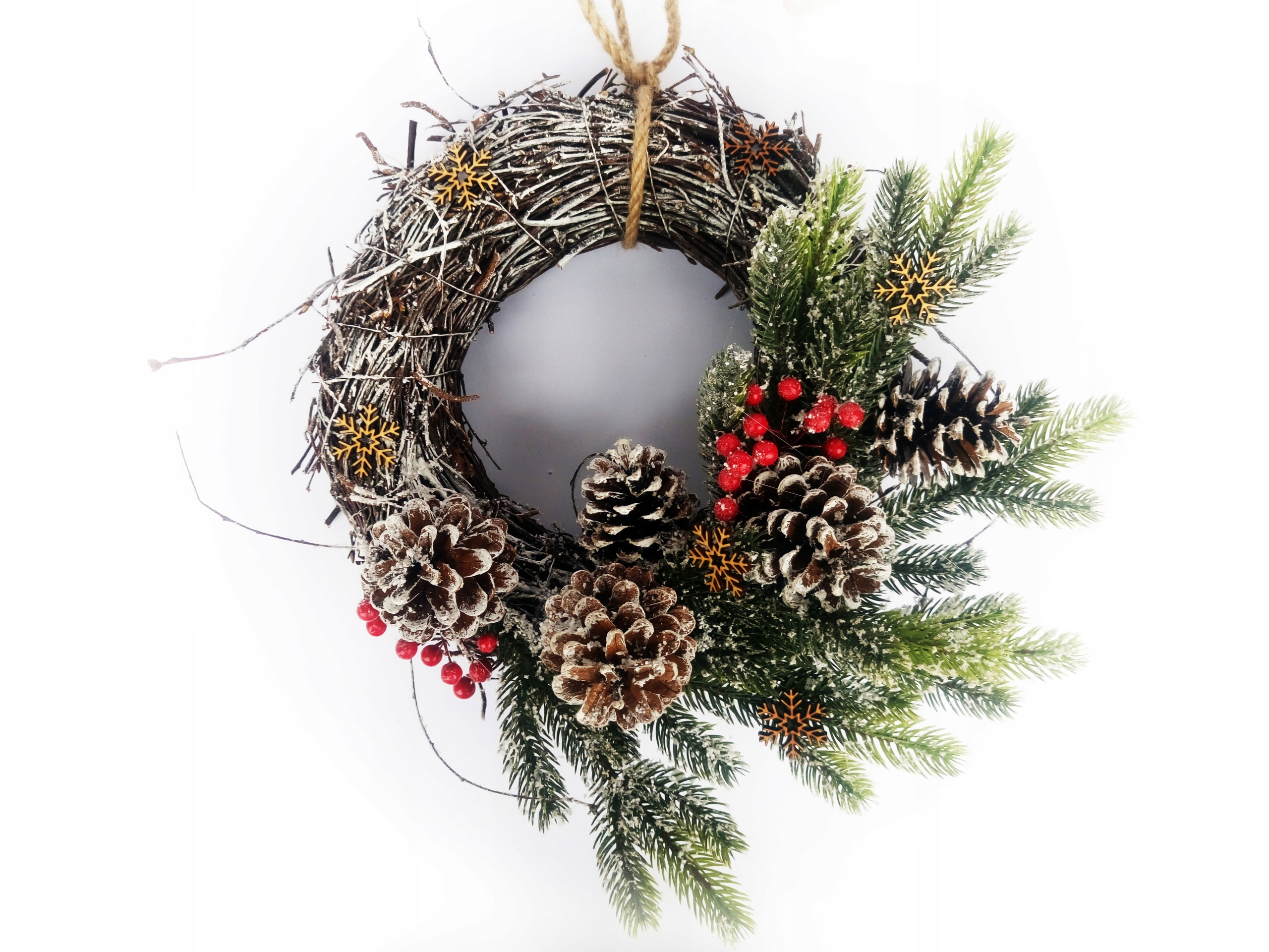 

Wianek świąteczny bożonarodzeniowy na drzwi 35cm