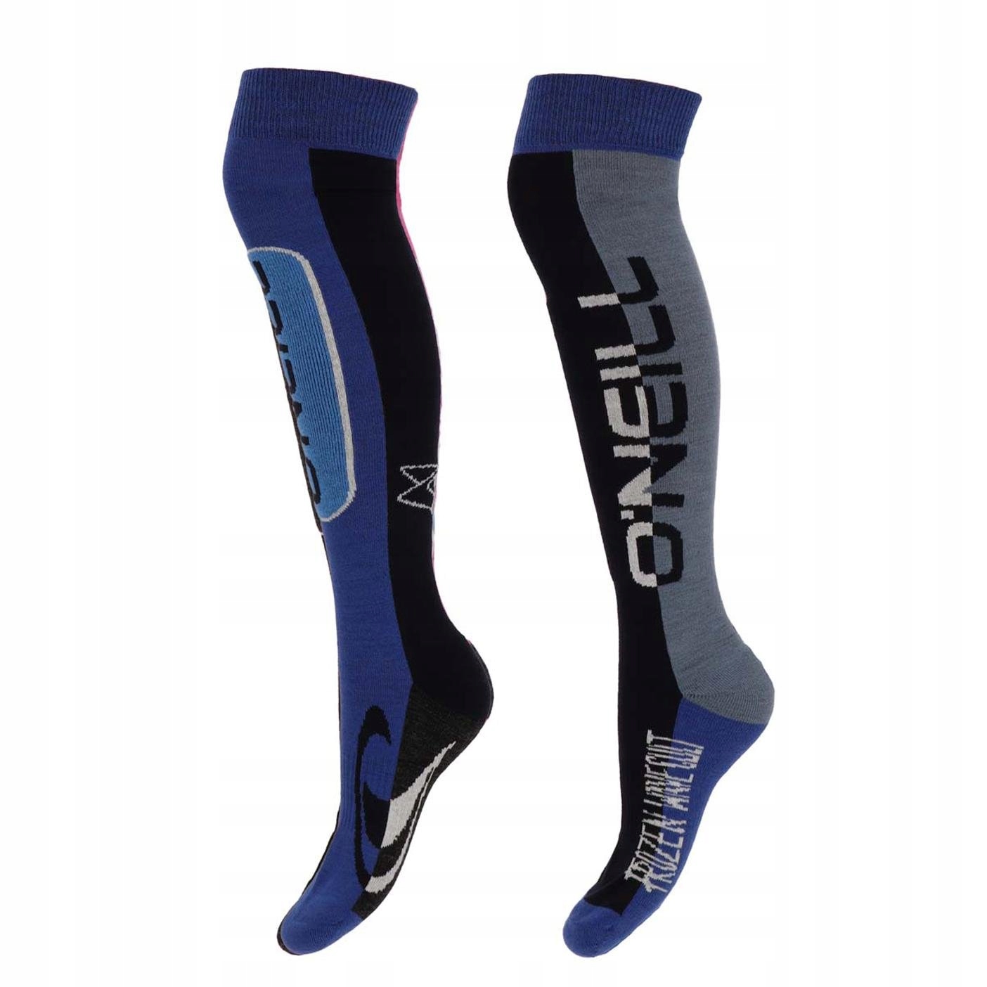 Skarpety wysokie U Ski Socks Colourblock Logo 2PK