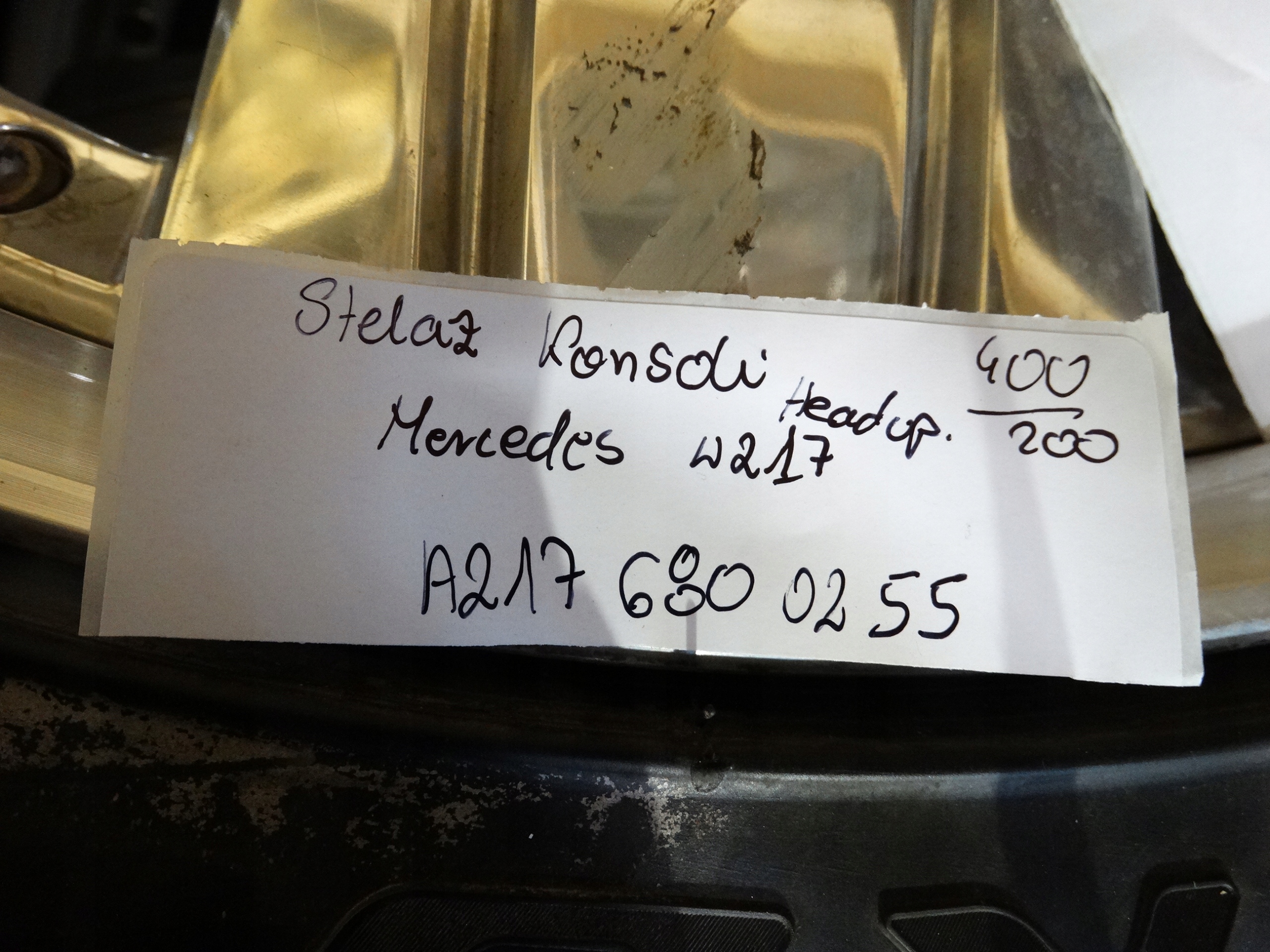 držač greda konzoli HEADUP MERCEDES W217 1