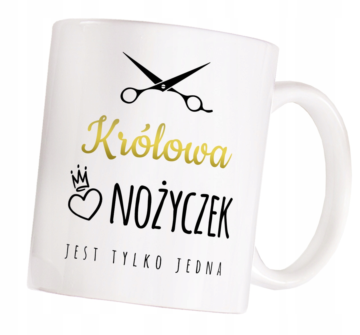 

Kubek dla fryzjerki Królowa Nożyczek