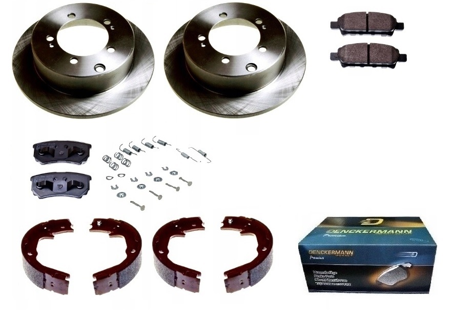 kotouče čelisti Mitsubishi Outlander I Cu 2003-2007 Zadní 262 mm x 10 mm