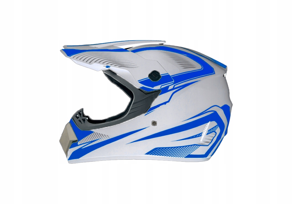 Kask Enduro Cross Štvorkolka Atv Pitbike Bicykel Bmx Kolobežka Biela Matná XL