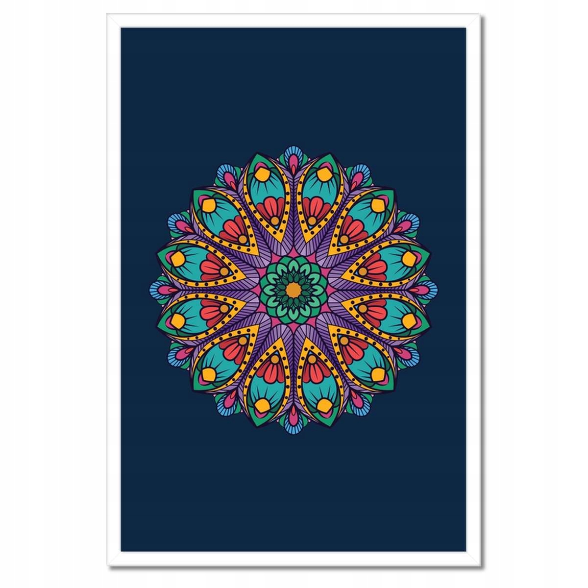Plakáty v rámu 40x60 Mandala z Maroka Morocco