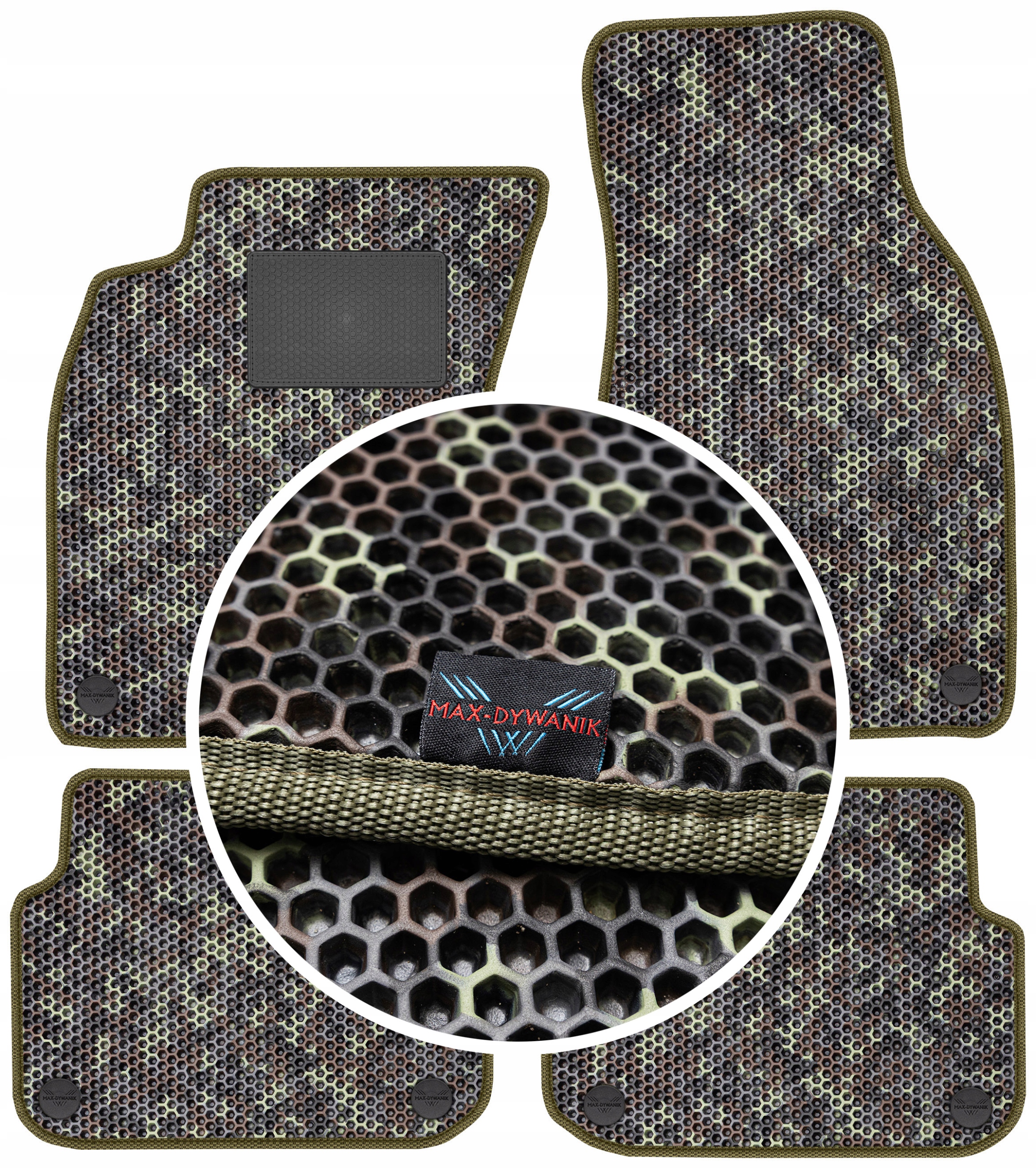 Audi A6 C6 2004-2006 Gumové rohože Eva Moro