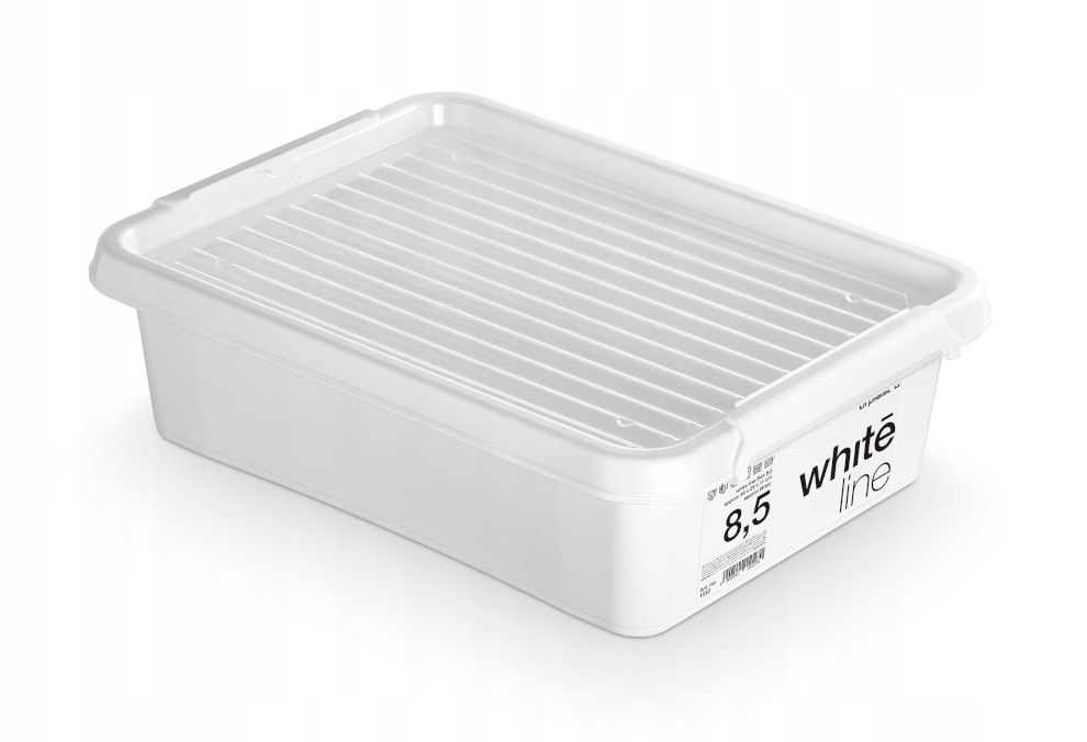 

Pojemnik Pudełko Organizer z pokrywą 8,5 L White
