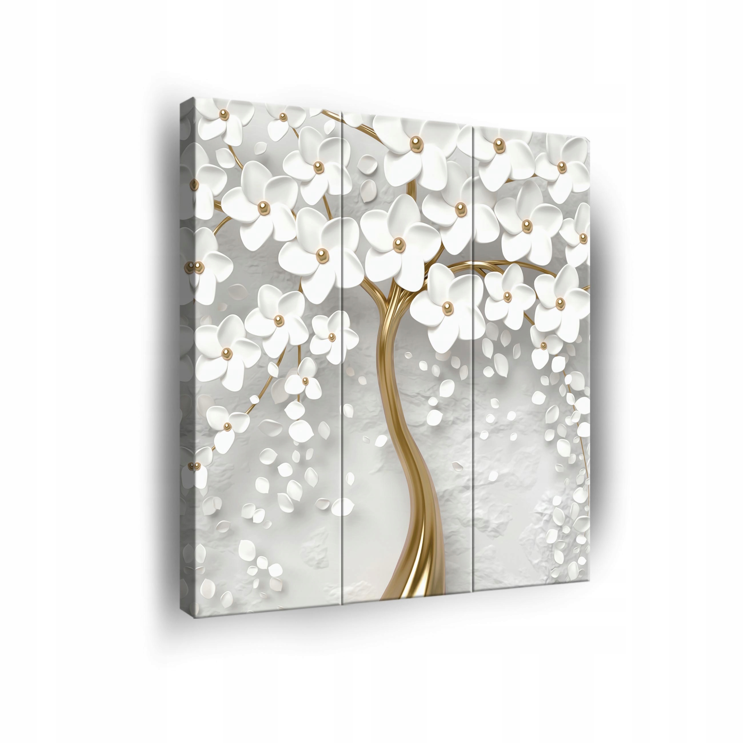 Obraz Abstrakce Dřevo Na Plátně Stěna 3 Díly Triptych Obývací Pokoj 90x100