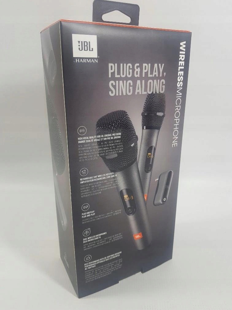 JBL WIRELESS MIC MIKROFON do JBL PARTYBOX 100,110 Kod producenta WIRELESSMIC