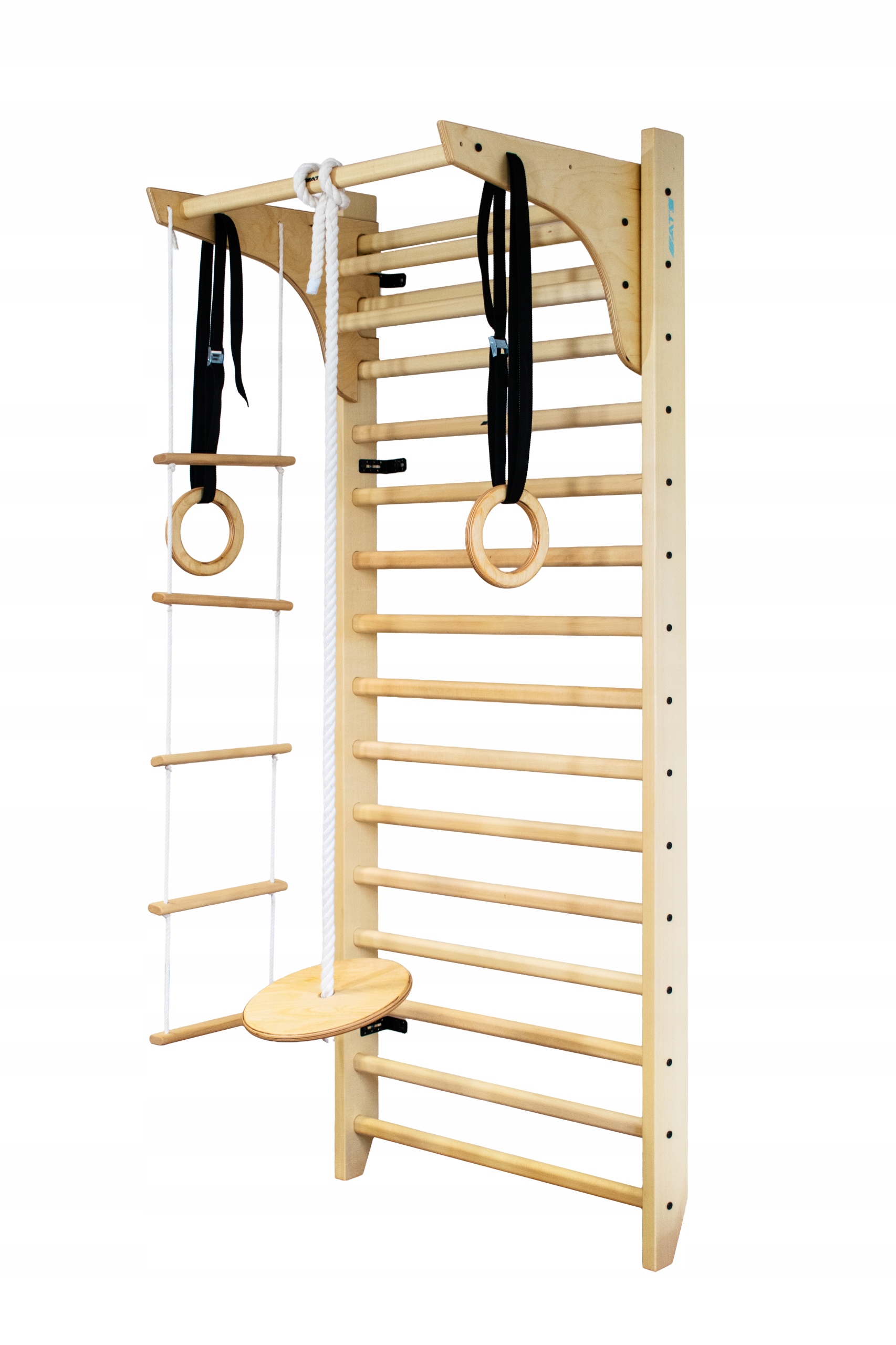 Rehabilitační bukový žebřík pro fitness cvičení do domácnosti, sada 200 cm