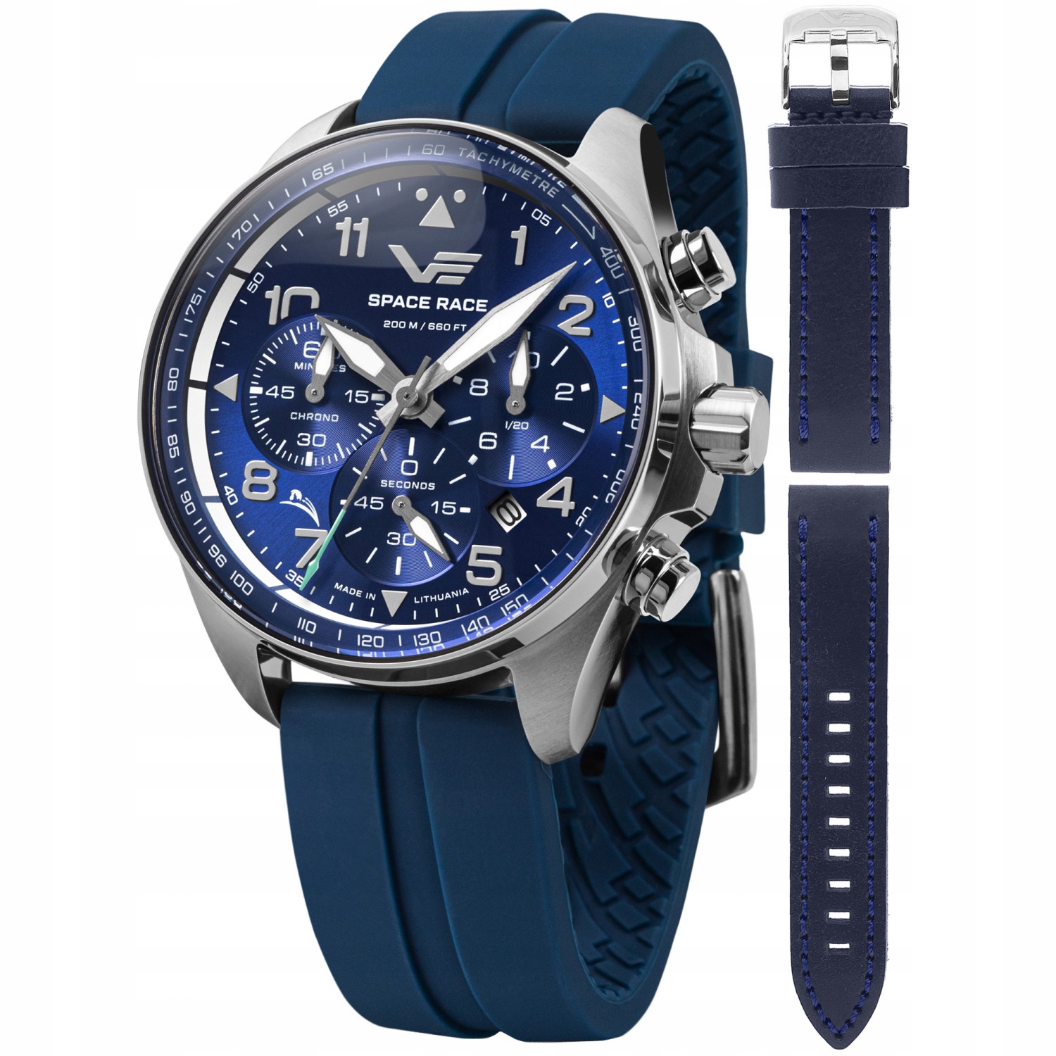 Pánské Hodinky Vostok Europe 6S20-325A742SBL s modrým řemínkem