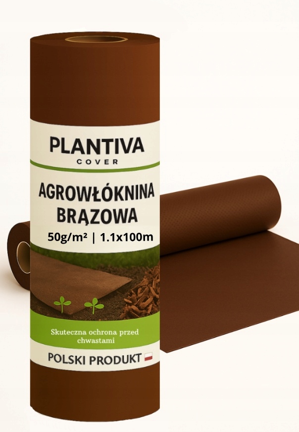 Agrowłóknina Uv P-50G/M2 1,1x100m Brązowa Gruba
