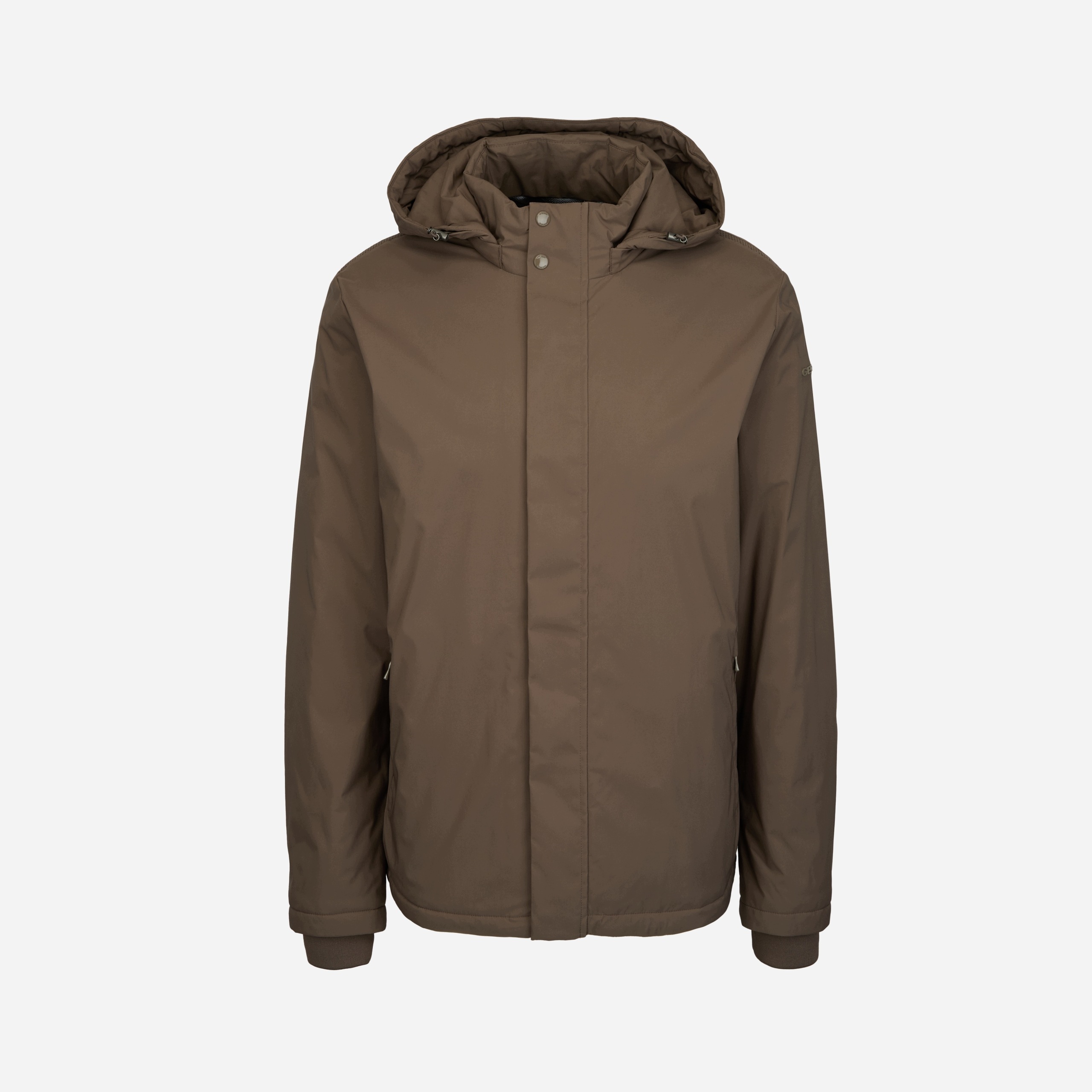 Geox Hnědá pánská bunda Geox Aurelio