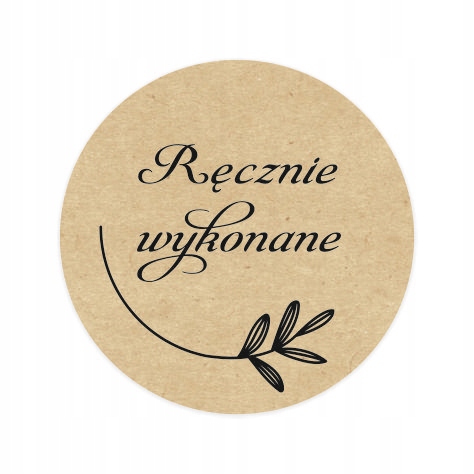 

Naklejki Hand Made 30 100szt Ręcznie wykonane Diy
