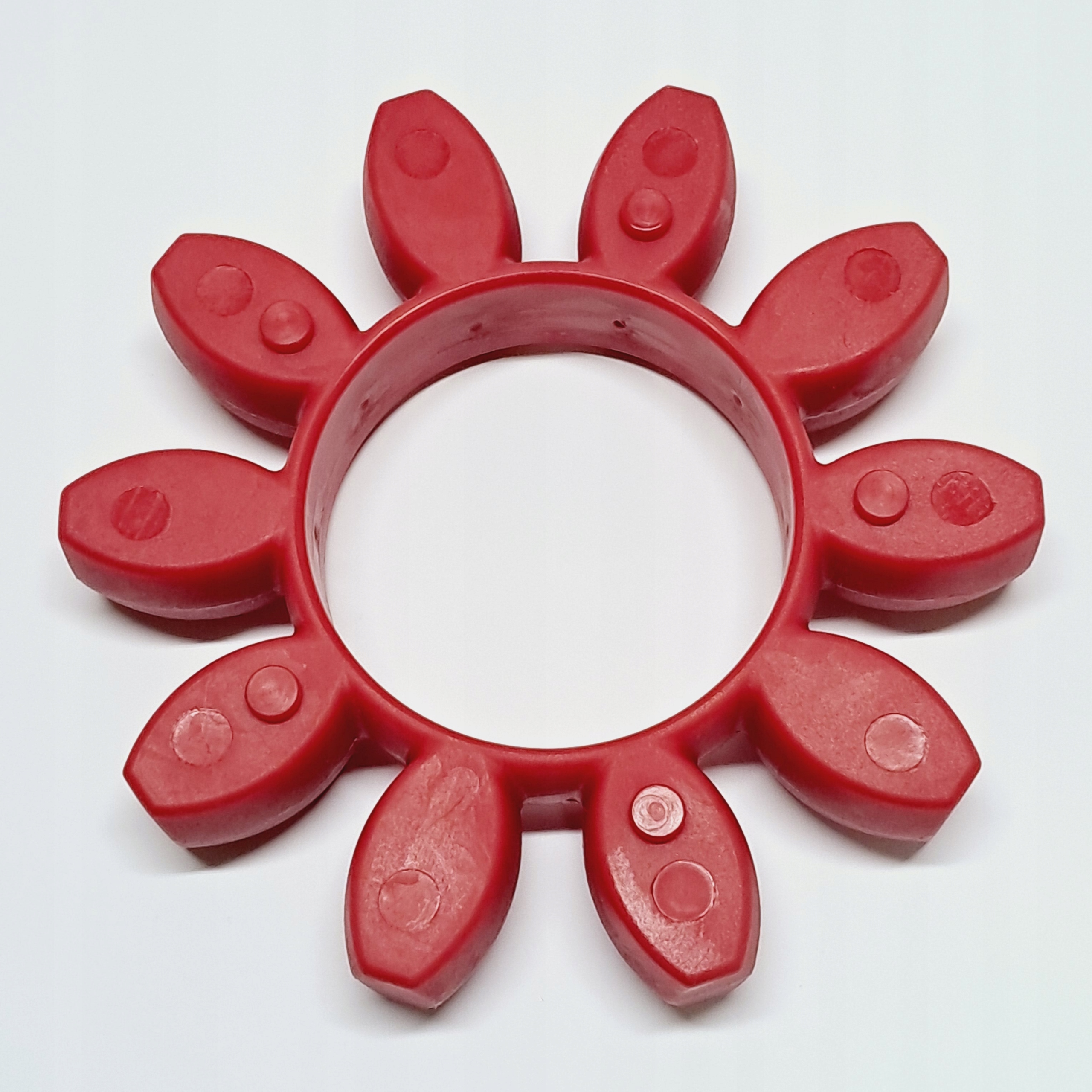 Čelisťová spojka 90-100 spojková vložka červená fi200 98ShA