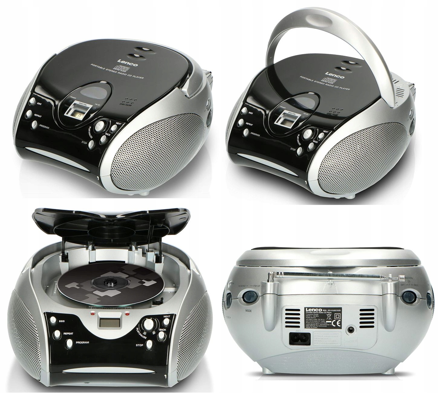 Radioodtwarzacz Hi-Fi Lenco SCD-24 CD RADIO CZARNY