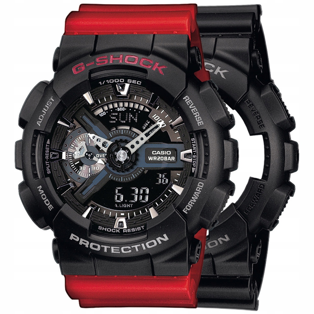 Hodinky Casio G-Shock Set GA-110-1BER Bezel 10378531 Řemínek 10395226